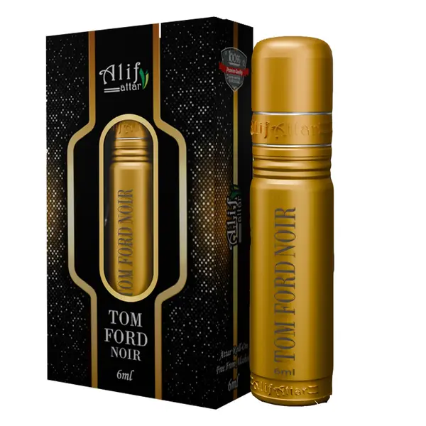 Alif Tom Ford Noir Luxury-Inspired Spicy Woody Attar – View 1