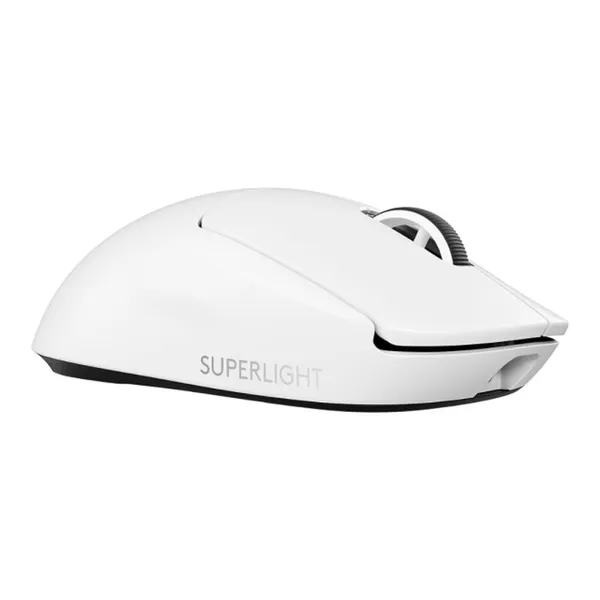 Logitech PRO X SUPERLIGHT 2 DEX LIGHTSPEED Wireless Gaming Mouse – Color: White – View 2