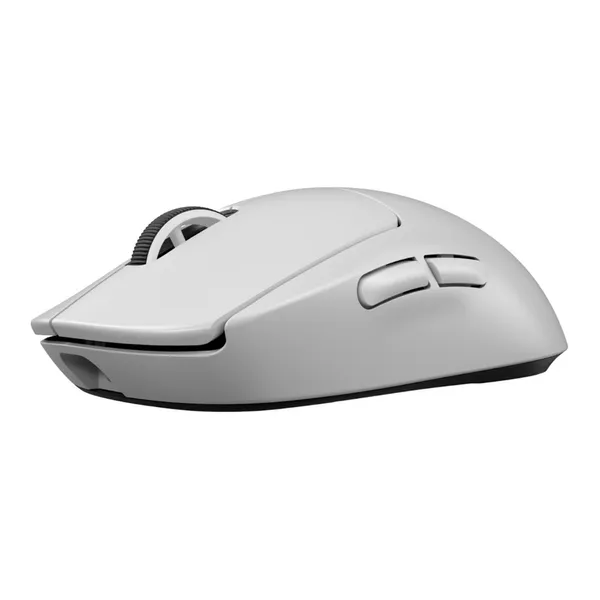 Logitech PRO X SUPERLIGHT 2 DEX LIGHTSPEED Wireless Gaming Mouse – Color: White – View 3