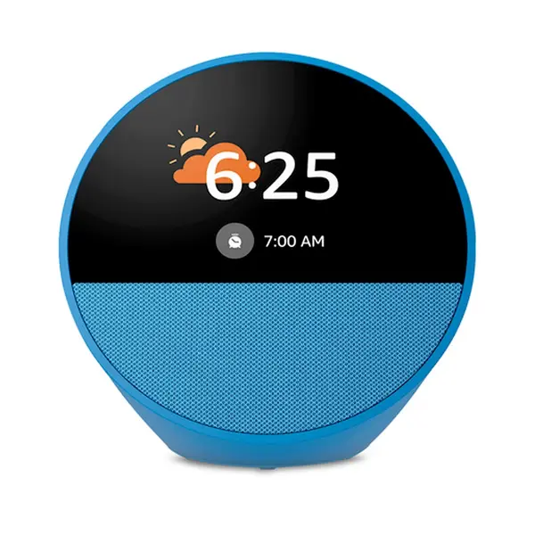 Alexa Amazon Echo Spot 2024 Touch 2.83 pulg Negro Smart Speakers – Color: Blue – View 2