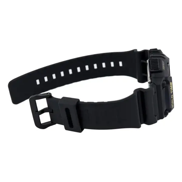 Casio AEQ-110W-1A2V Youth Telememo World Time Analog-Digital Sports Watch  – Dial Color: Gold, Strap Color: Black – View 8