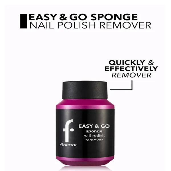 Flormar Easy & Go Sponge Nail Polish Remover 75 Ml – View 3