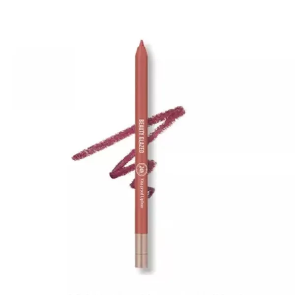 Beauty Glazed 106 Waterproof And Long Lasting Lipliner Rose Dust – View 1