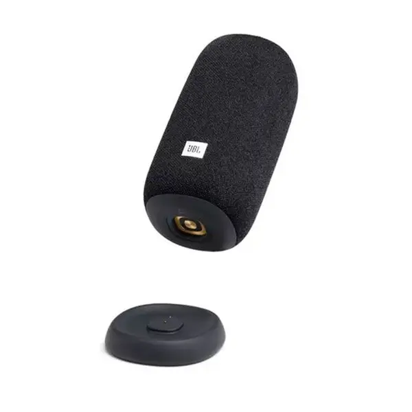 JBL Link Portable 360-degree Pro Sound Smart Speaker – Color: Black – View 3