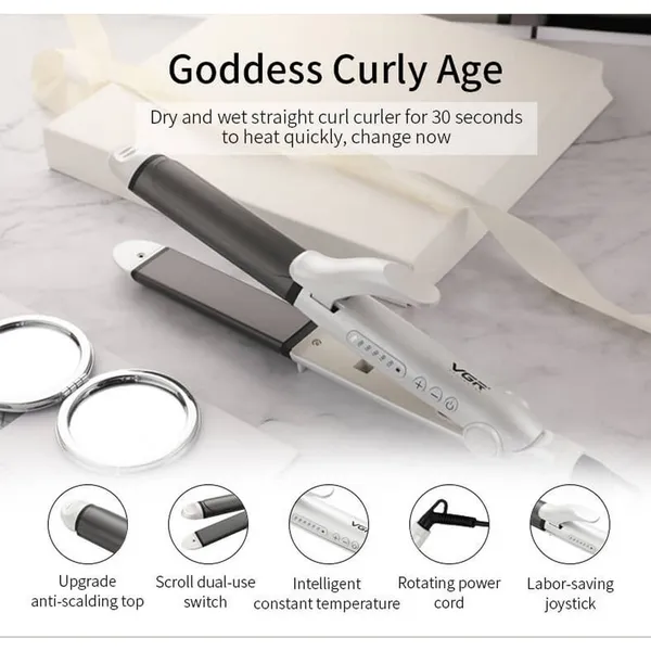 VGR V-558 StyleCare Essential 2-in-1 Hair Straightener – View 3