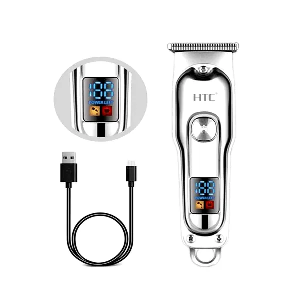 HTC AT-179 Beard Trimmer and Hair Clipper for Men – Color: Silver – View 1