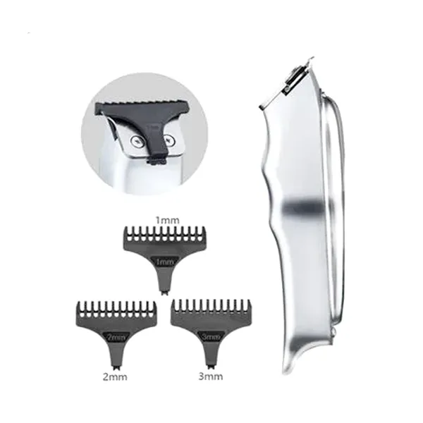 HTC AT-179 Beard Trimmer and Hair Clipper for Men – Color: Silver – View 3