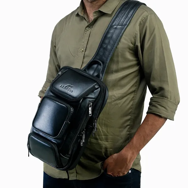 Multi Functional 5G 2 in 1 Crossbody Backpack For Document & Mini Laptop Carry – View 5