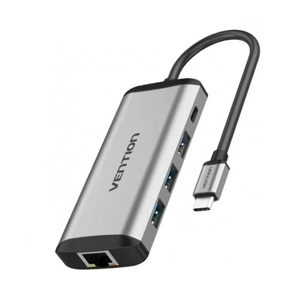 Vention THAHB 9 In 1 Type-C Multi-Function HUB – View 1