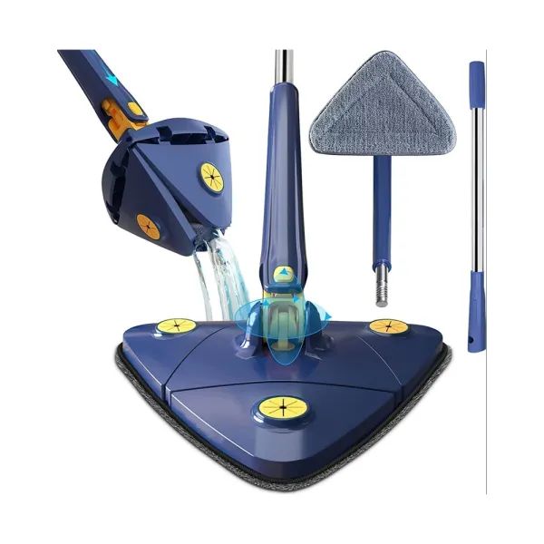 360° Rotatable Adjustable Triangle Multifunctional Cleaning Mop – View 2