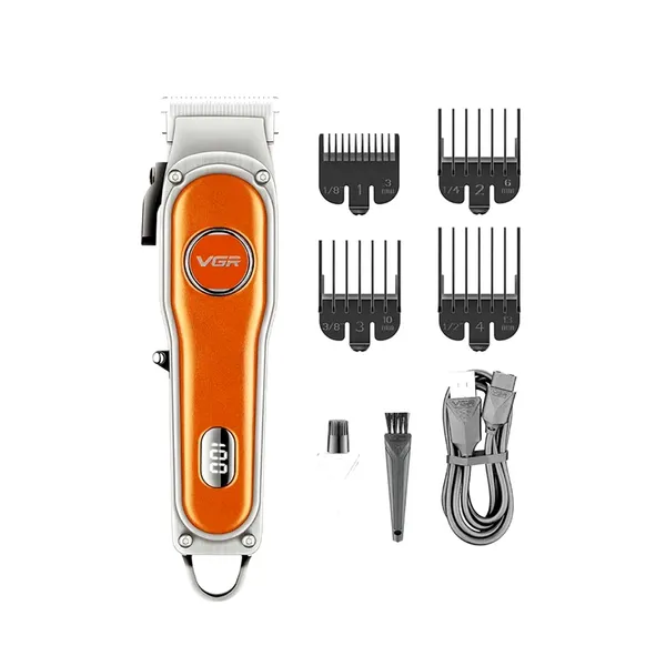 VGR V-673 Barber Hair Clipper and Beard Trimmer Salon Series for Men – View 1