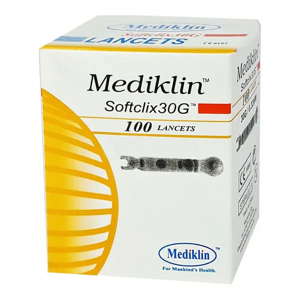 Mediklin Disposable Glucometer Twist Lancets – View 2