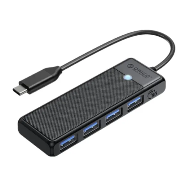 ORICO PAPW4A-C3 PW Series 4-Port USB Type-C HUB Black – View 2