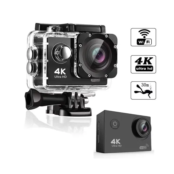 Time Square 4K Wifi Ultra HD 30M Waterproof Action Camera – View 2