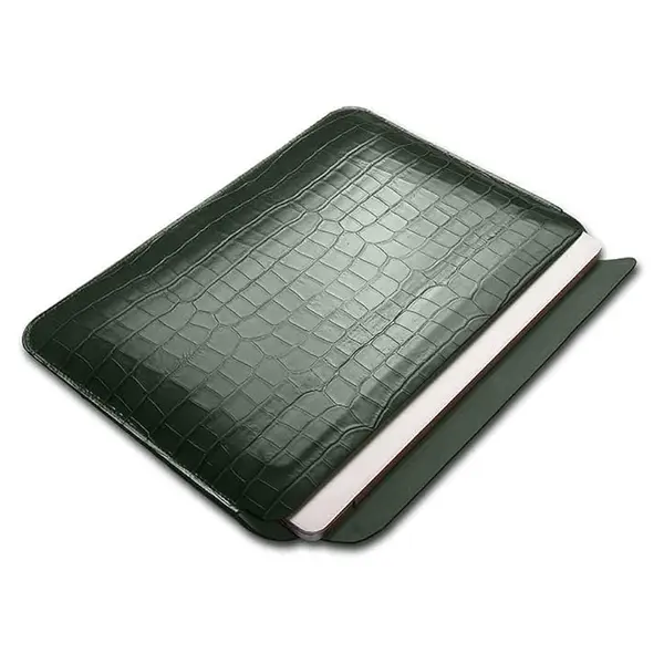 Wiwu Skin Croco 16.2 Inch Ultra Slim Laptop Sleeve Bag for Macbook – Color: Green – View 3