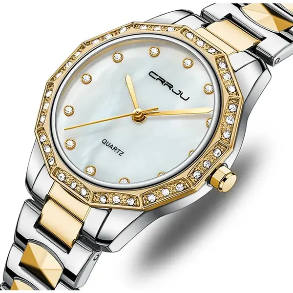 CRRJU 2196 New Arrive Women Watch Fashion Luxury Casual Waterproof Quartz Ladies Watch – View 3
