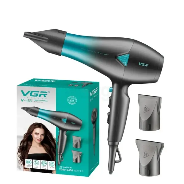 VGR V-455 Essential Dry Care for Women Hair Dryer – Color: Green – View 5