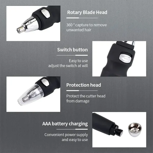 Electric Shaving Safety Care Nose Hair Trimmer For Men – View 6