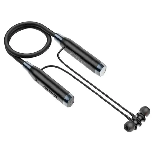 Hoco ES62 Pretty Dual Play Mode Bluetooth Neckband Earphone – Color: White – View 3