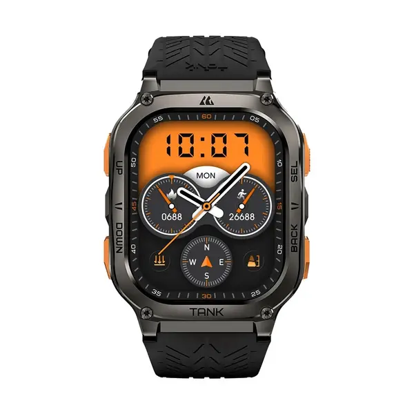 KOSPET TANK M3 Ultra AMOLED Smartwatch – Color: Black – View 2
