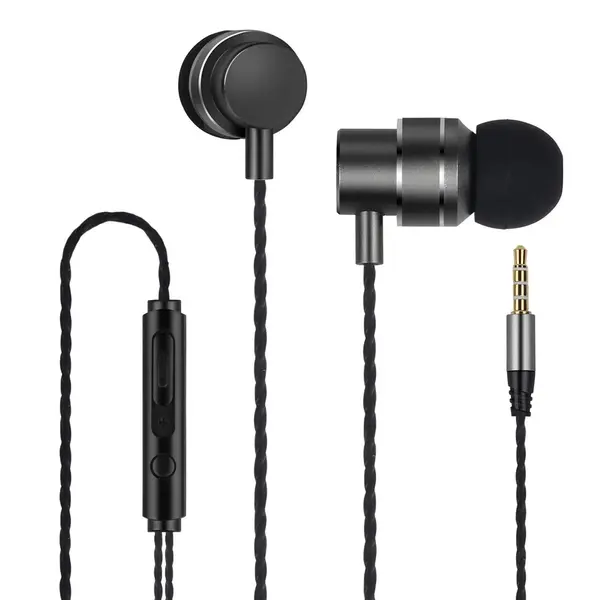 Lenovo HF118 3.5mm Wired Stereo Earphones With Mic – View 1