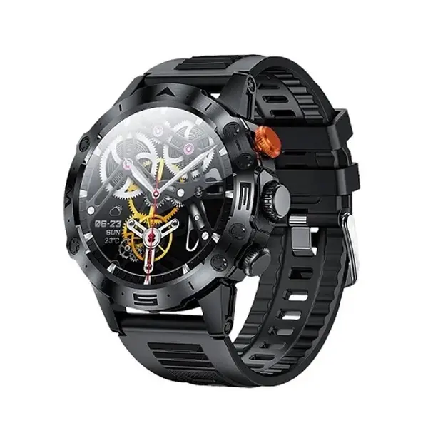 Hoco Y20 Sports Bluetooth Calling Smart Watch – Color: Black – View 1