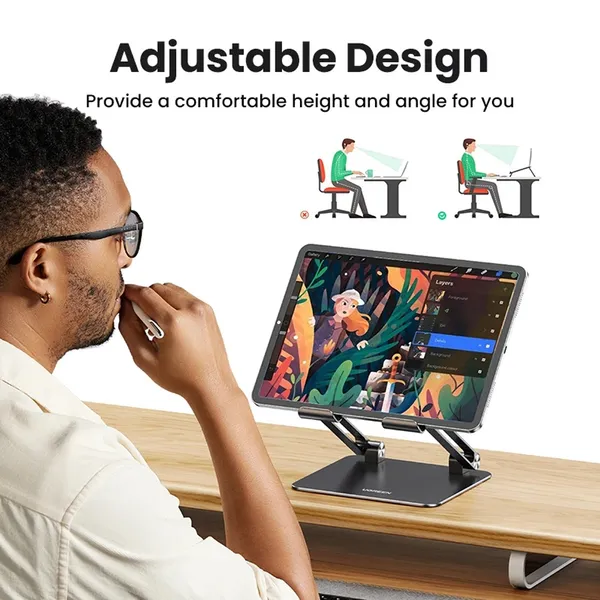 UGREEN 90841 Adjustable Stability and Protection Laptop Stand – View 4