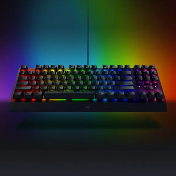 Razer BlackWidow V3 Yellow Switch Mechanical Gaming Keyboard – Color: Black – View 3