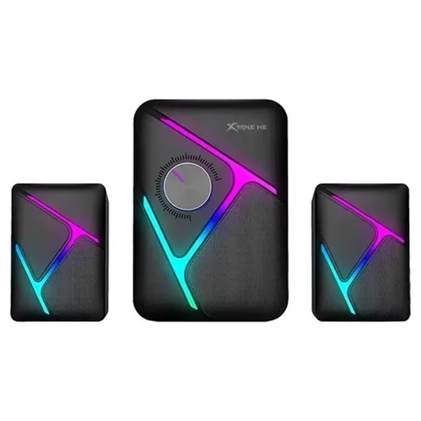 Xtrike Me SK-610 2.1 RGB Multimedia Speaker – Color: Black – View 2