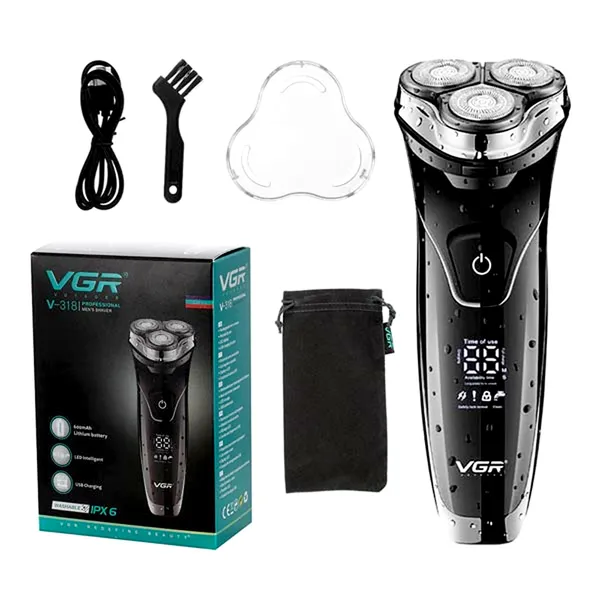 VGR V-318 Trimmer 3 In1 Electric Shaver For Men – View 4