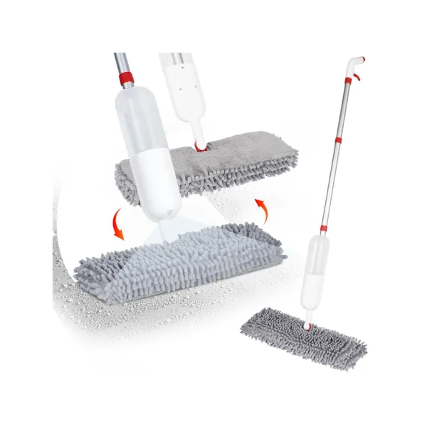2-in-1 Cleaning Tool with Spray Function and Removable Washable Pad Floor Mop – View 2