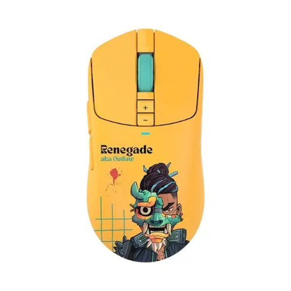 A4tech Bloody R72 Ultra Duo Dual Mode Wireless Gaming Mouse – Color: Yellow – View 1