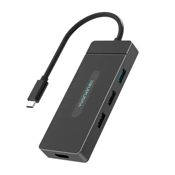 Yuanxin X-80107 Aluminium Multiport 7 in 1 USB Hub – View 1