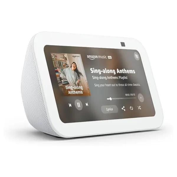 Amazon Echo Show 5 Smart display with 2x the bass and clearer sound Smart Speakers – Color: White – View 1