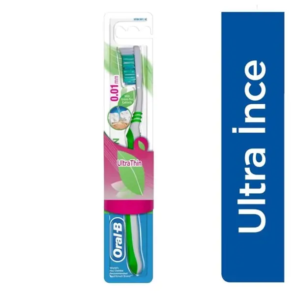Oral-B Ultra Thin Sensitive Green Toothbrush – View 4