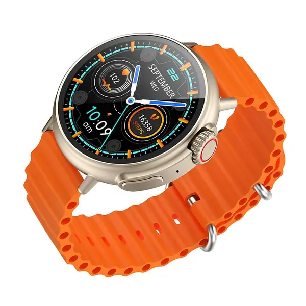 Hoco Y18 Smart Sports Bluetooth Calling Watch – Color: Gold – View 3