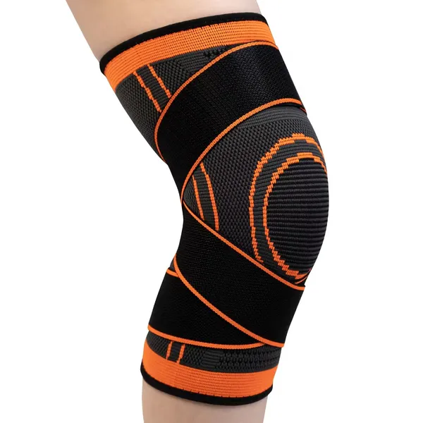 Adjustable Knee Support Compression Strap Sleeve | হাঁটুর ব্যথার জন্য নি সাপোর্ট বেল্ট – Color: Multicolor, Size: Free Size – View 4