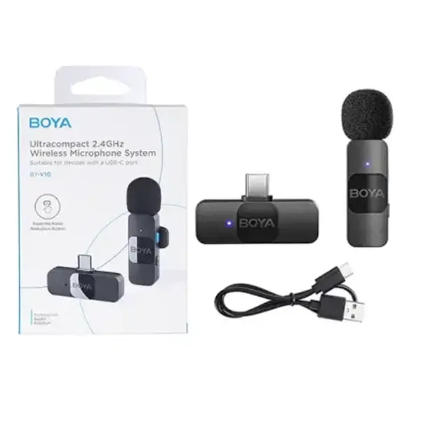 BOYA BY-V20 2.4GHz Ultracompact Wireless Microphone  – View 3