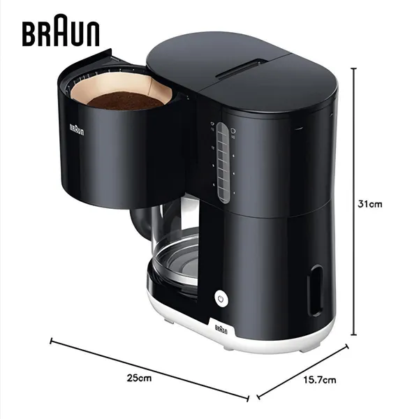 Braun KF1100 Aromacafe Optibrew Filter Coffee Maker – View 3