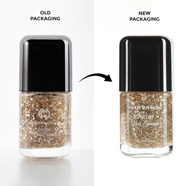 Nirvana Color Glitter Nail Enamel Touched Angel 25 Nail Polish – View 2