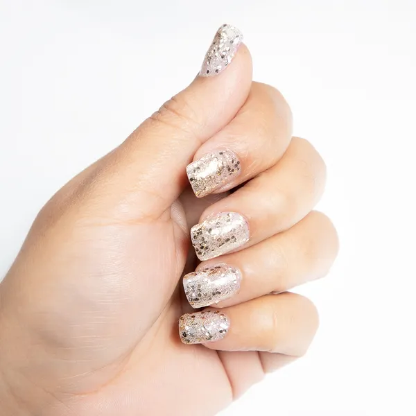 Nirvana Color Glitter Nail Enamel Touched Angel 25 Nail Polish – View 3