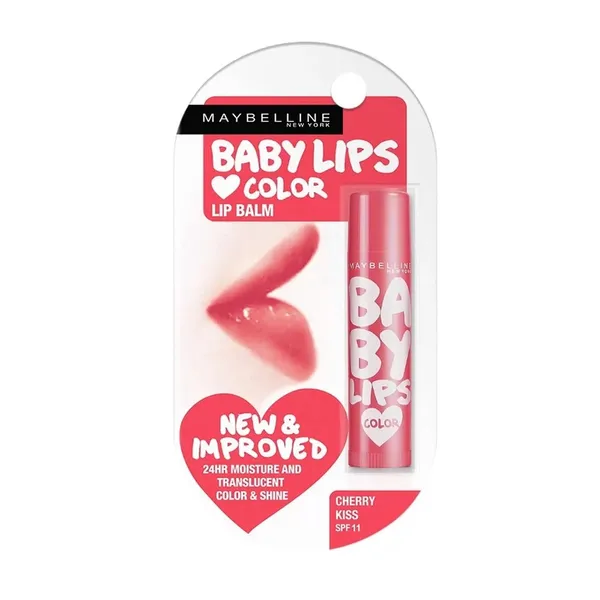 Maybelline New York Baby Lips Pink Cherry Color Lip Balm Kiss SPF 11 – View 5