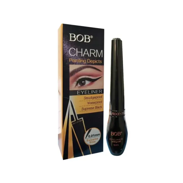 Bob Charm Painting Depicts Smudge Proof Waterproof Eyeliner – View 2