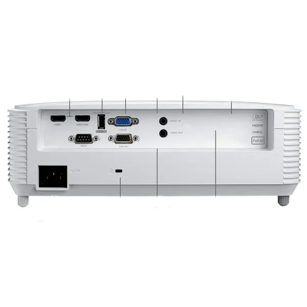 Optoma X412 XGA DLP Projector – View 2
